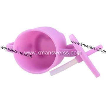 Custom logo eco silicone foldable pet bowl